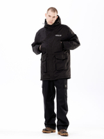 Куртка UNAFFECTED Down Hooded Parka Чёрный