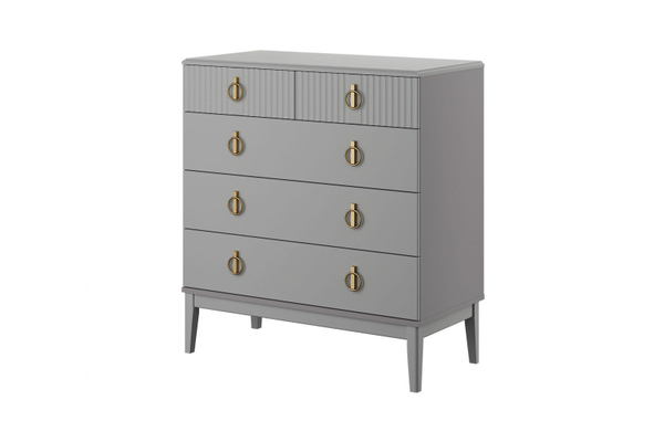 КОМОД 5 ЯЩИКОВ Ш.890*В.972*Г.440 АНТРАЦИТ