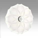 7688/DL PALE SN Светильник пластик/белый/серебристый LED 48Вт 4000К D385 IP43 RONI