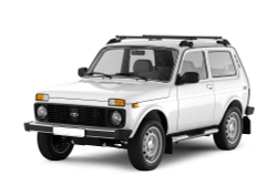 Рейлинги с поперечинами "Усиленные" Нива 4x4/Легенд (3 дв)