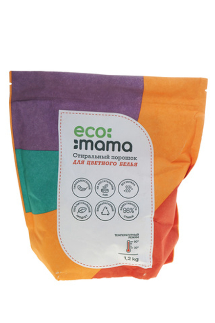 Стиральный порошок Эко Мама для цветного белья 1.2кг