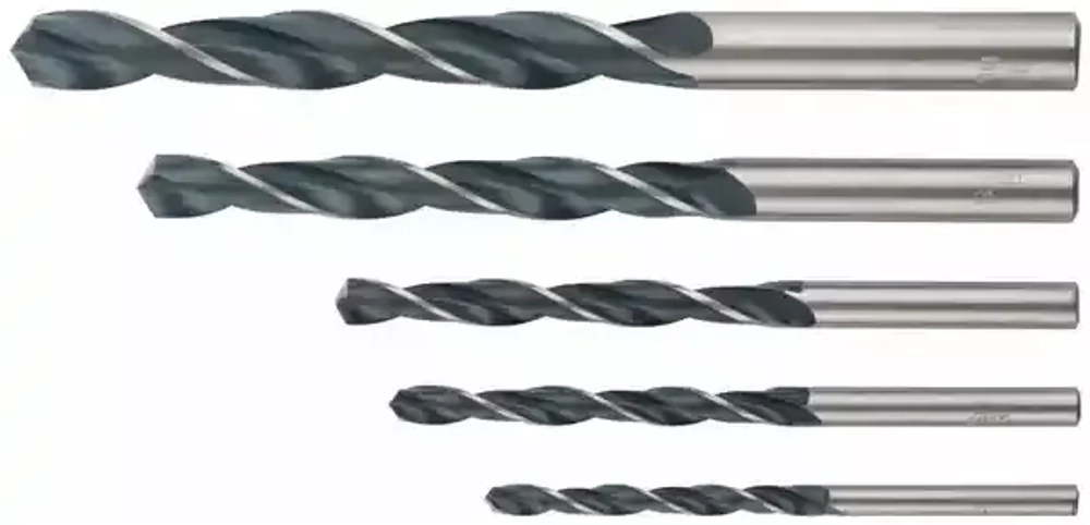 Набор сверл по металлу 5 шт (d 4-5-6-8-10 мм)