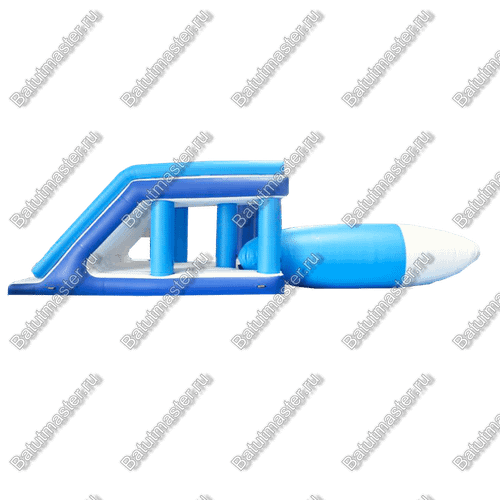 Катапульта Блоб с вышкой «Синий полёт» 4×3×3 м, блоб 6×2 м