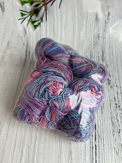 Пряжа носочная Аркобалено радужный микс 108г