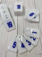 Номерки для ключей 30х50 (Комплект)