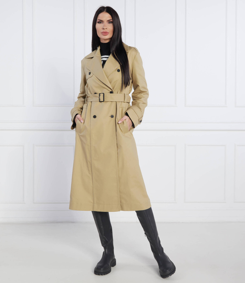 тренч mesendi-2 HUGO - бежевый(50484472)