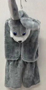 Карнавальный костюм Зайка серый