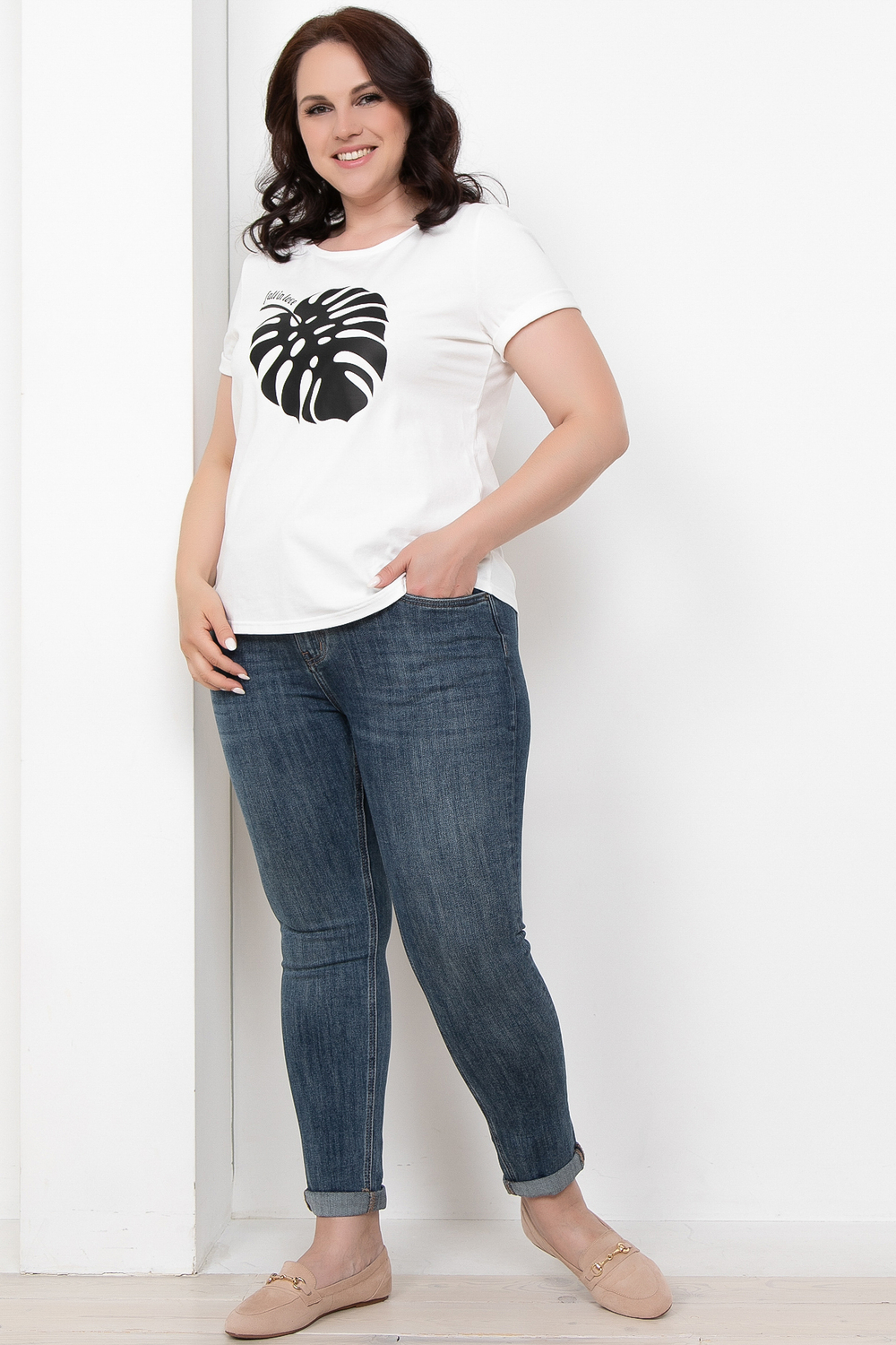 6053 Брюки джинсовые