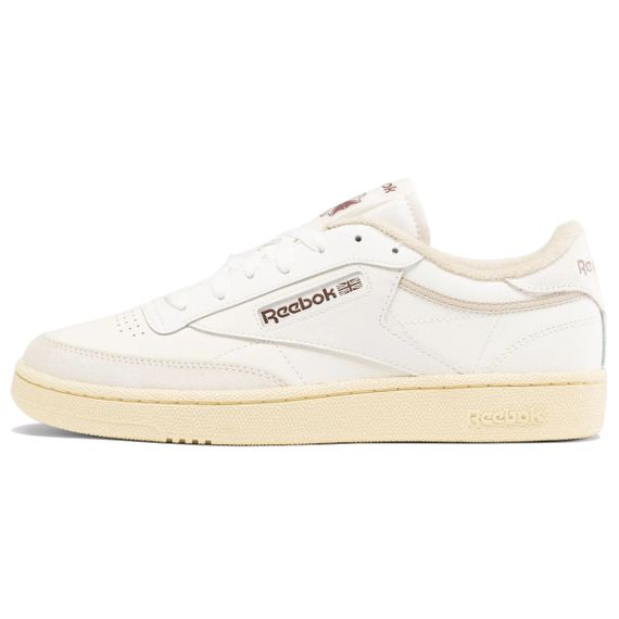 reebok CLUB C 85 Кроссовки для скейтбординга Низкие Топ Экрю Унисекс