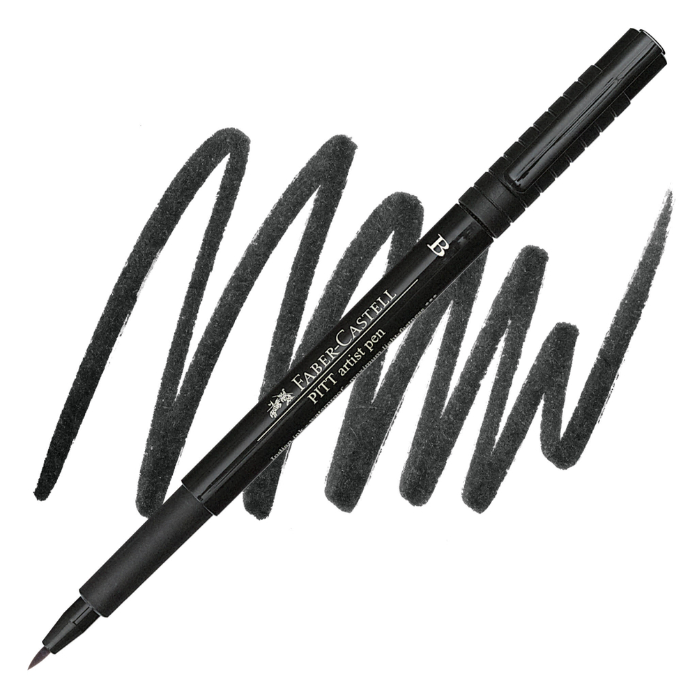Faber-Castell Pitt Pen (B). 199 Black