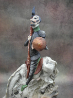 Статуэтка. Фарфор. Дон Кихот и его верные спутники. Cacciapuoti. Италия