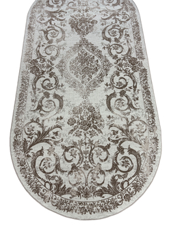 Ковер Rimma Lux 36932J Cream/D.Beige Овал