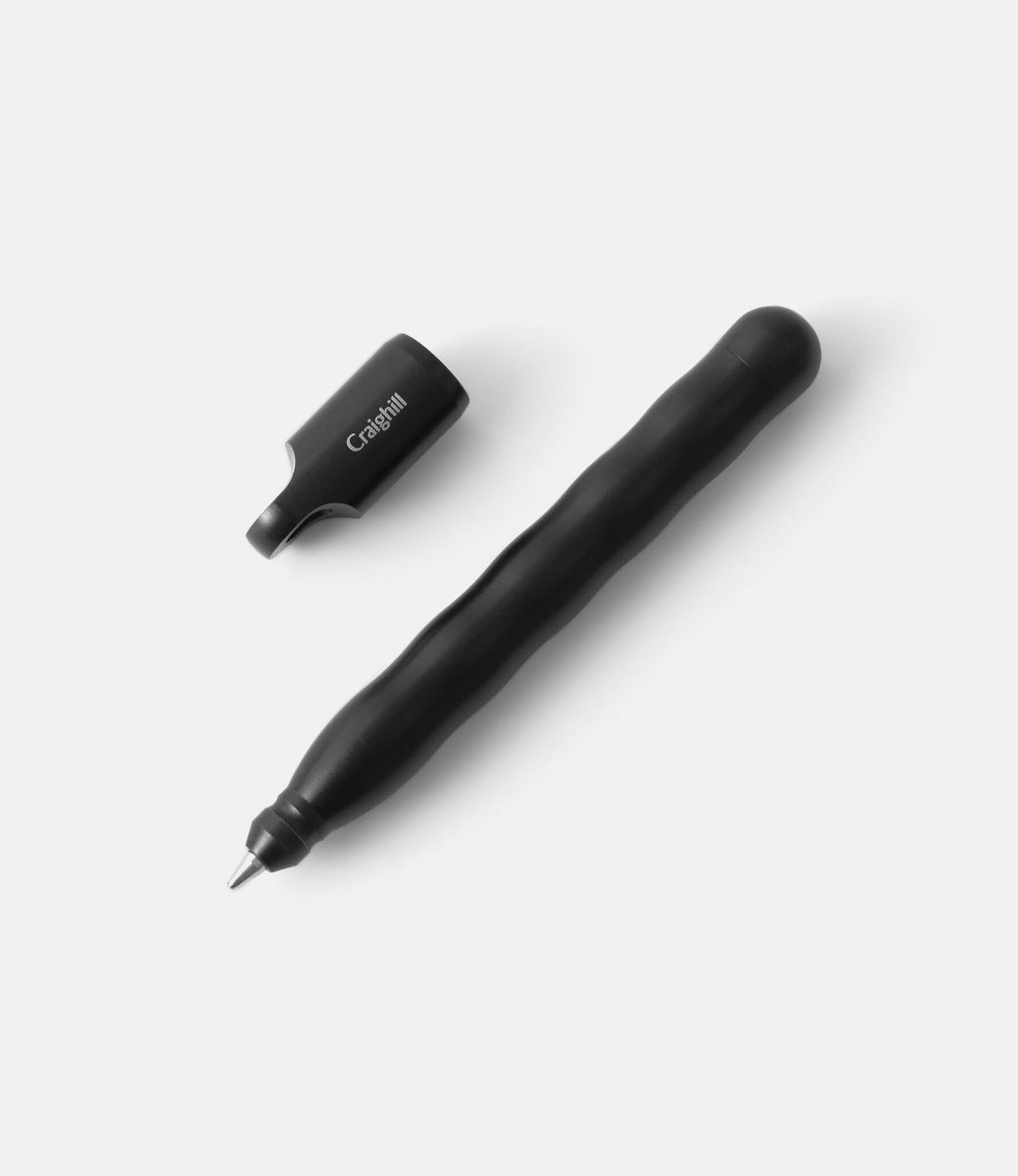 Craighill Caro Pen Vapor Black — мини-ручка из стали