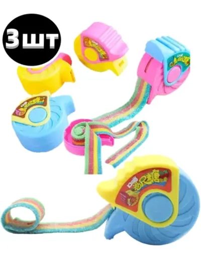 Жевательный мармелад Радужная лента в рулетке 35 г * 3 шт