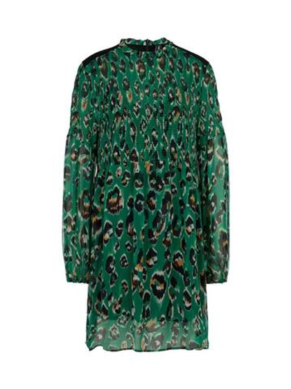 Marc Cain Платье из струящейся ткани с принтом