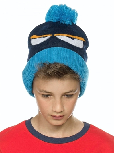 Шапка для мальчиков р-р (51-52, Темно-синий(54))