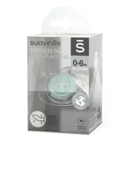 Соска-Пустышка Suavinex Anatomical Pro силикон 0-6 мес Зеленая