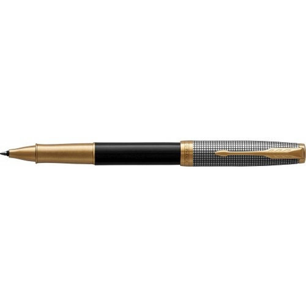 Ручка роллер Parker Sonnet Chiselled and Black GT