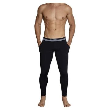 Мужские кальсоны черные Clever Moda Juliano Long Pant 031511