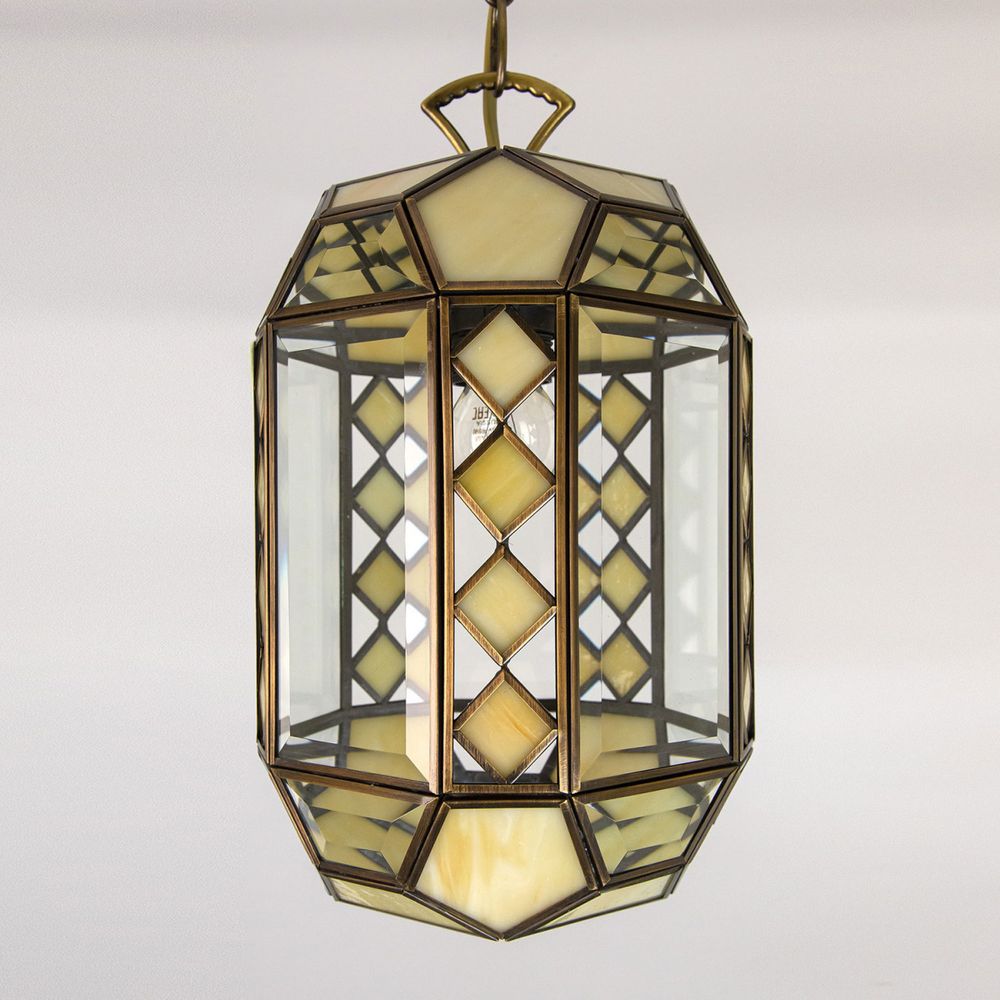 Citilux Фасет CL441111 Подвесной светильник витражный Бронза