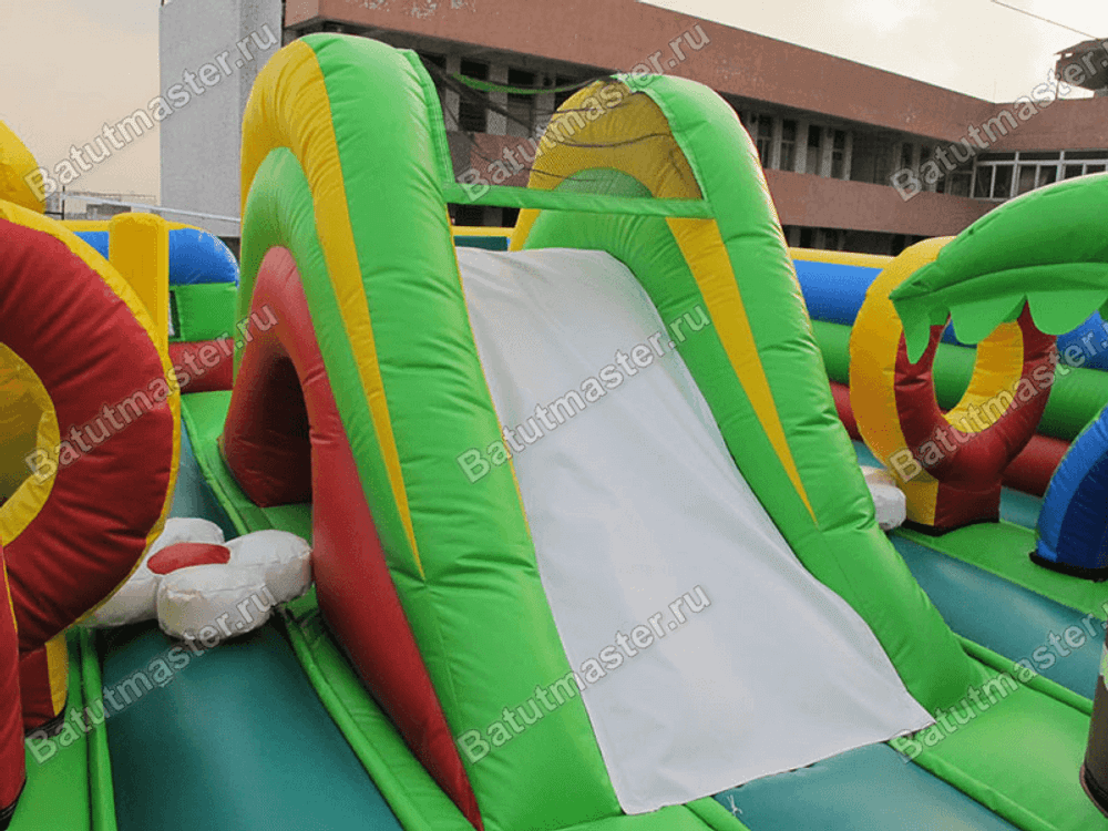 Надувной батут "Гусеничка"