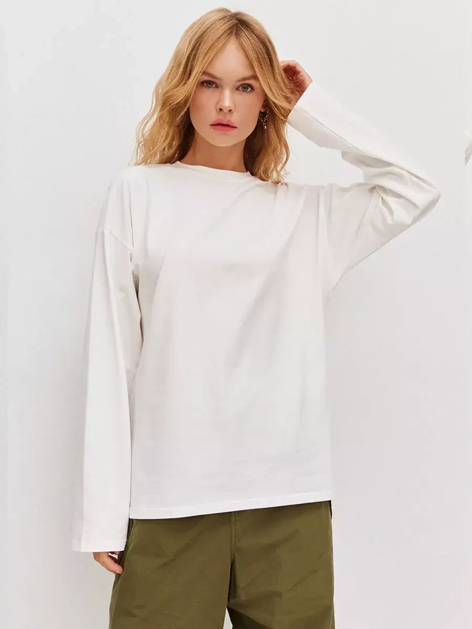 Лонгслив оверсайз