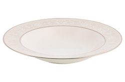 Тарелка суповая 21см Noritake Монтвейл платиновая