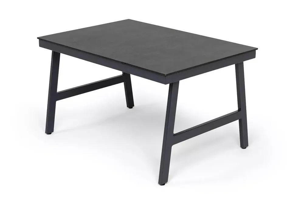 "Рио" стол из HPL 130х90см, цвет столешницы "серый гранит"