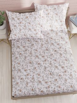 Постельное белье перкаль Сказка "Розы" 1,5-сп Наволочка 50х70 см 1 шт Простынь 150x215 см Пододеяльник 145x215 см