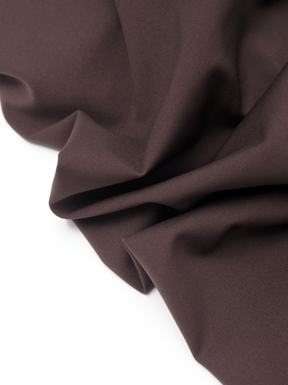 Микрофибра бельевая матовая эластичная с пич-эффектом горький шоколад