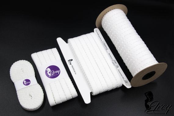 001 641/12 Резинка отделочная Lauma 12 мм, белый 001