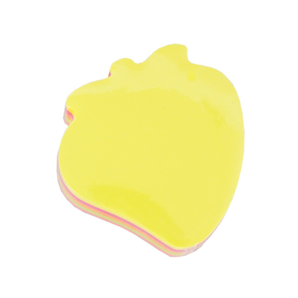 Блок для записей с клеевым краем, Alingar, 5 цв. 200л., в пленке т/у, "Ассорти фигурки"