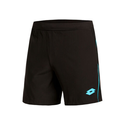 Мужские теннисные шорты Lotto Superrapida V Shorts Men - Black, Turquoise