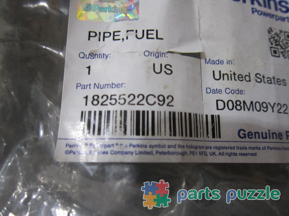 Трубка топливная низкого давления / FUEL PIPE АРТ: 1825522C92