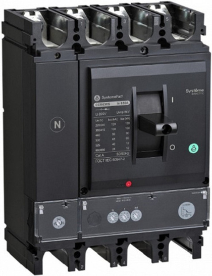 Автоматический выключатель в литом корпусе Systeme Electric SPC630N63023L3DF