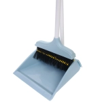 Набор для уборки, щетка для пола с совком «Практик» синий 8015