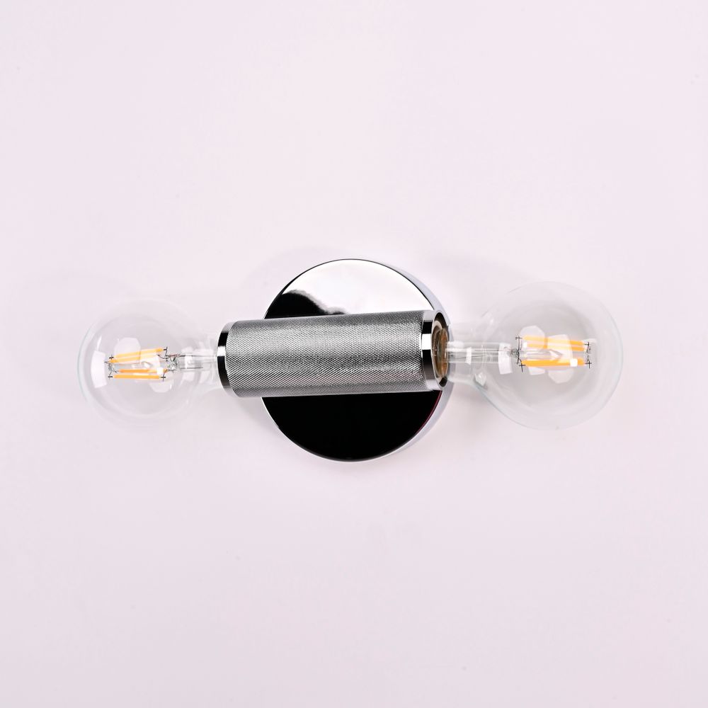 Бра Rh Utilitaire Inline Sconce Silver By Imperiumloft
