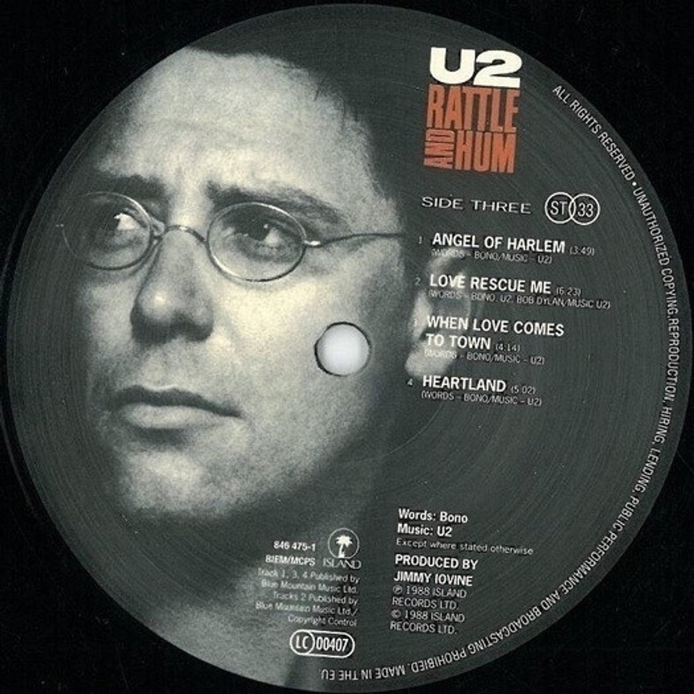 U2 / Rattle And Hum (2LP)