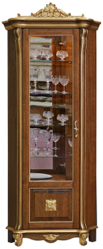 Шкаф с витриной «Алези Люкс» П1.349.0.13-01 (П350.13-01л)