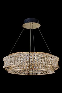 Подвесная люстра LED 60W 3200К LE3008/600 GD золото Aurelie Leon