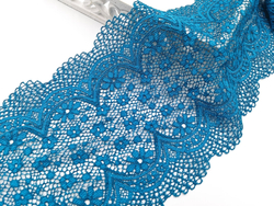 Эластичное кружево, 19,5см, карибская волна (Арт: EK-2747), м