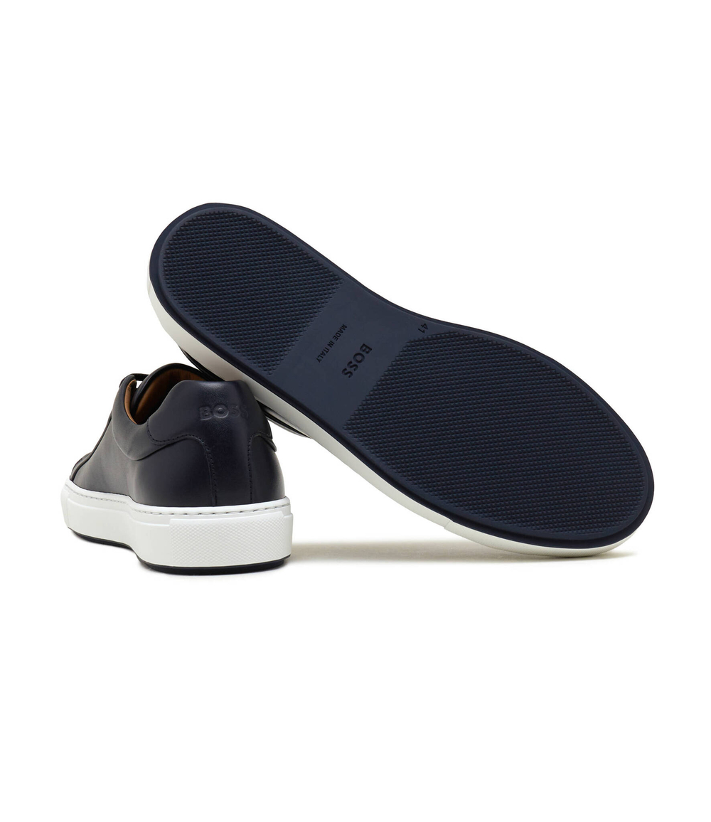 Кожаные кроссовки mirage BOSS BLACK - темно-синий(50499798)