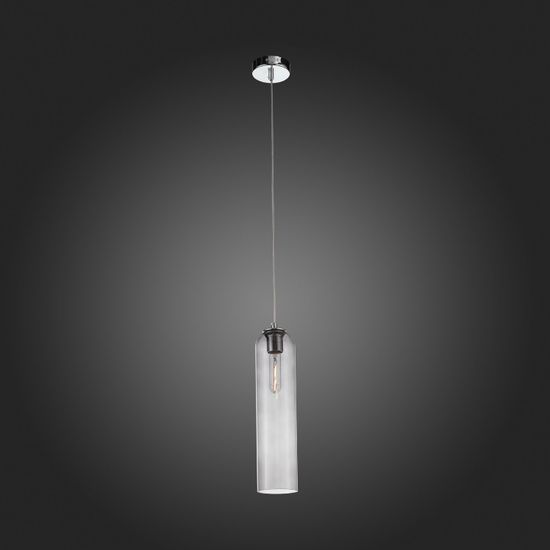 SL1145.143.01 Светильник подвесной ST-Luce Хром/Дымчатый E27 1*60W CALLANA