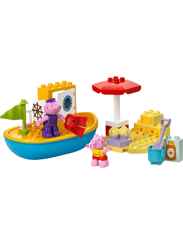 Конструктор Duplo 10432 Свинка Пеппа: прогулка на лодке