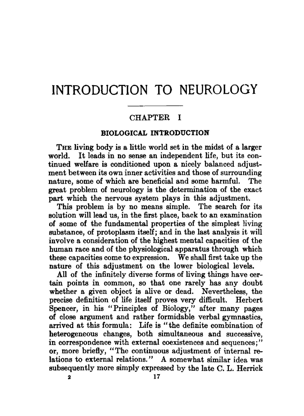 An Introduction to Neurology | Charles Judson Herrick