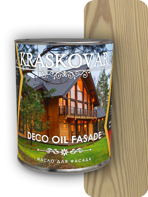 Масло для фасада Kraskovar Deco Oil Fasade ваниль
