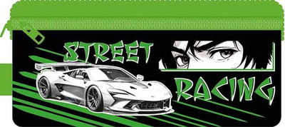 Пенал-косметичка, с ручкой 200/90/40 "Неуловимый 2025" печать на кармане (Пчёлка)