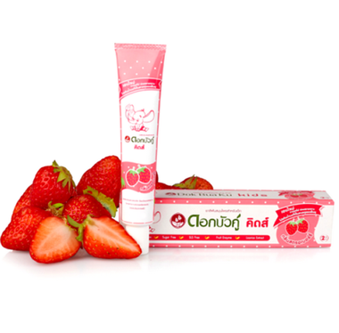 Детская зубная паста 3-6 лет, "Клубника" Twin Lotus.