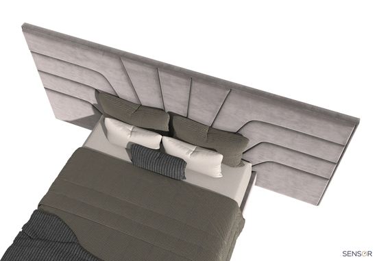 Кровать Интерио с широким изголовьем