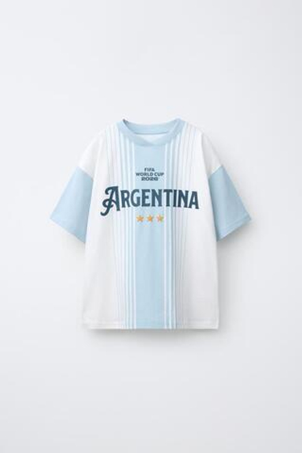 ZARA ФУТБОЛКА СБОРНОЙ АРГЕНТИНЫ FIFA WORLD CUP ™ 2026, СИНИЙ